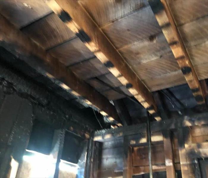 soot damage after fire